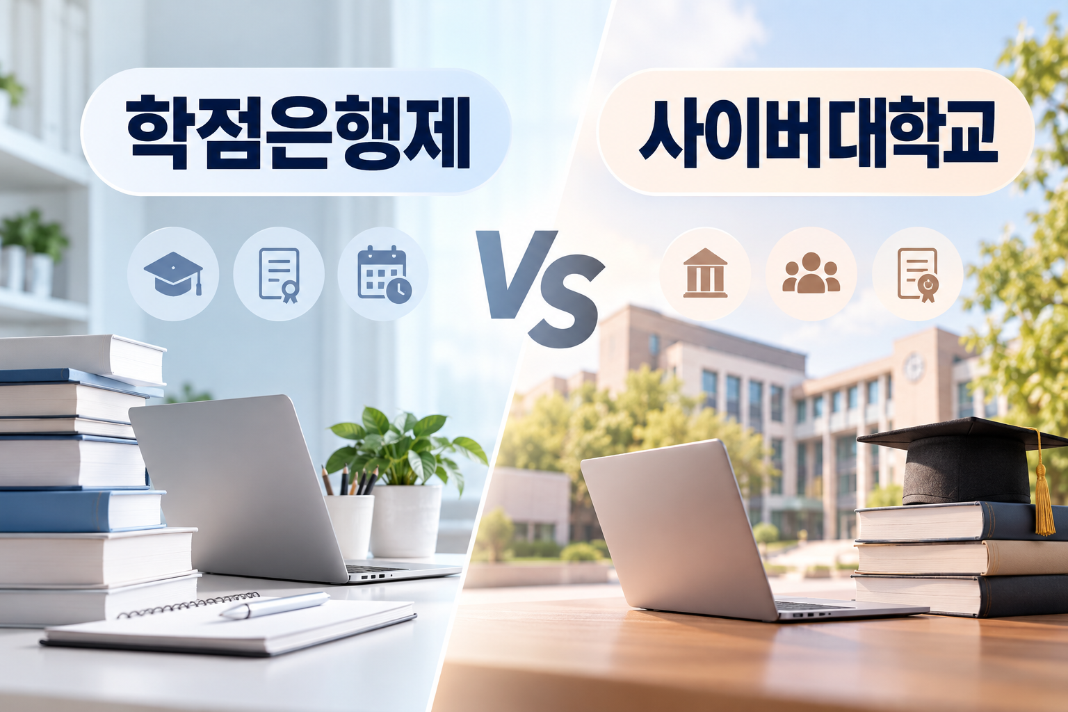 학점은행제 vs 사이버대학교